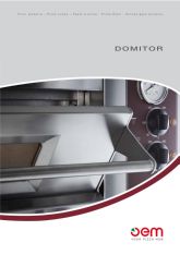 Catálogo PDF - Horno OEM Domitor 830EM Electromecánico 4+4 Pizzas de 30 Ø Monoblock