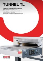 Catálogo PDF - Horno para pizza de cinta estático OEM Tunnel TL108L/1 LCD Digital cinta 80 cm