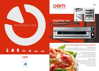 Catálogo PDF - Horno OEM Supertop VARIO pan y pizza Mod 640L para 6 pizza de Ø40 cm o 4 bandejas de 60x40