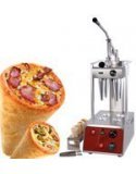 Maquinaria para elaboración de piadina y pizza en cono