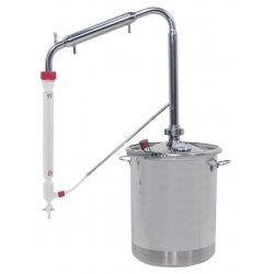 Extractor destilador de aceites esenciales profesional para plantas, hierbas y flores de 20 lt.