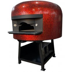 Horno estático para pizza Napolitana a leña, gas, pellets o combinado. Mosaico Rojo