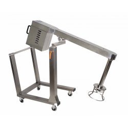 Turbo triturador homogenizador con variador de velocidad y carro inox