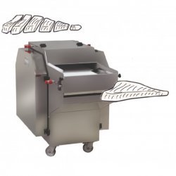 Máquina para cortar las merluzas