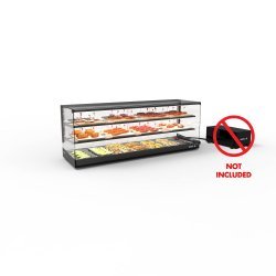 Vitrina Integra Humidity IN60/50-140H blanca con control de humedad y puertas correderas