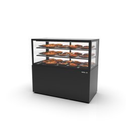 Vitrina calor seco IN120/50-110C -B- negra | Exposición impecable de productos calientes