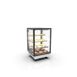 Vitrina Drop-In calor seco DP60-80C blanca | Alta visibilidad, eficiencia y seguridad