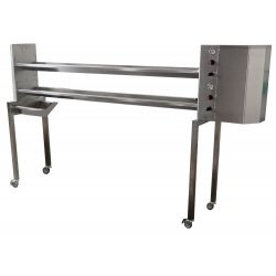 Prensa horizontal para queso de acero inoxidable con 2 pistones neumáticos Scovali SCPH-2EV