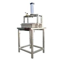 Prensa vertical para queso de acero inoxidable de sobremesa Scovali SCPVM-EV