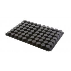Molde de silicona de 60 x 40 centímetros en forma de Mini-Muffin de 5 centímetros