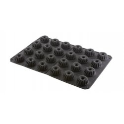 Molde de silicona de 60 x 40 centímetros en forma de Gugelhopf de 7 centímetros