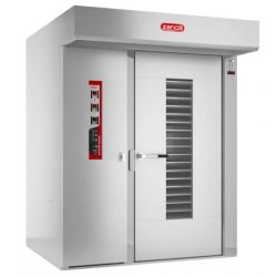 Horno rotativo de conveccion electrico o a gas Zanolli Rotor Wind 4 F para pastelería y panadería