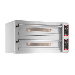 Horno en línea para fabricar pizza eléctrico Zanolli Citizen 6+6 MC EM