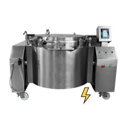 Supermix basculante eléctrica de alta presión y enfriamiento de 400 Litros SPEM-400REP TouchScreen