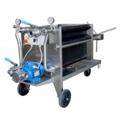 Filtro para aceite FC-44 a 40 placas con bomba Z70